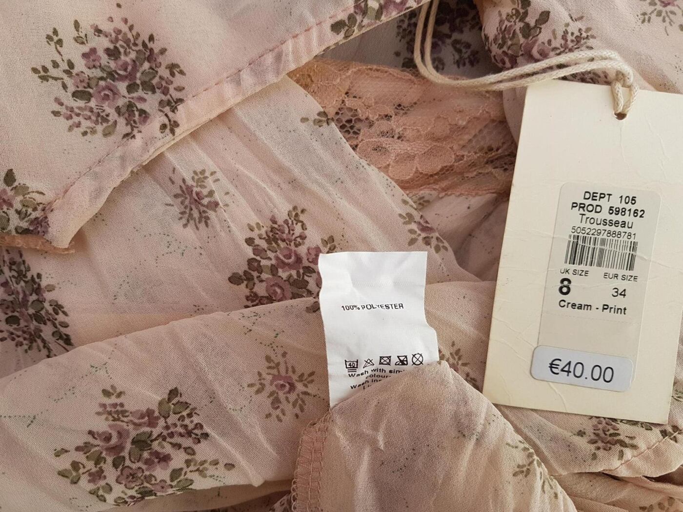 River island Rozmiar 34 Kwadratowy dekolt Bluzka Zapinana Długi rękaw