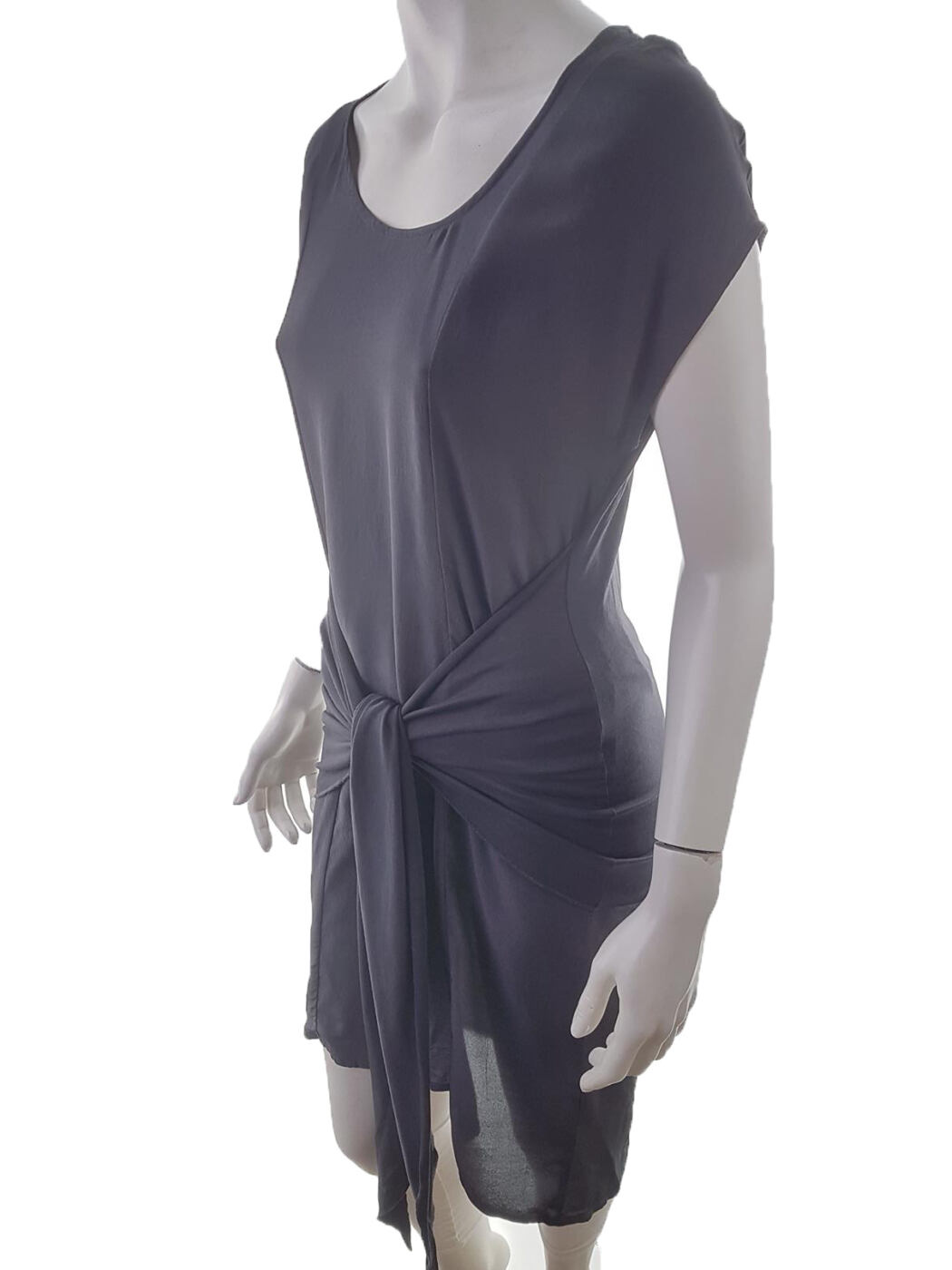 T-shirt Rozmiar S Kolor Czarny Dekolt U Sukienka Sheath Krótki rękaw Do Kolan Materiał Jedwab 100% T-shirt Rozmiar S Kolor Czarny Dekolt U Sukienka Sheath Krótki rękaw Do Kolan Materiał Jedwab 100%