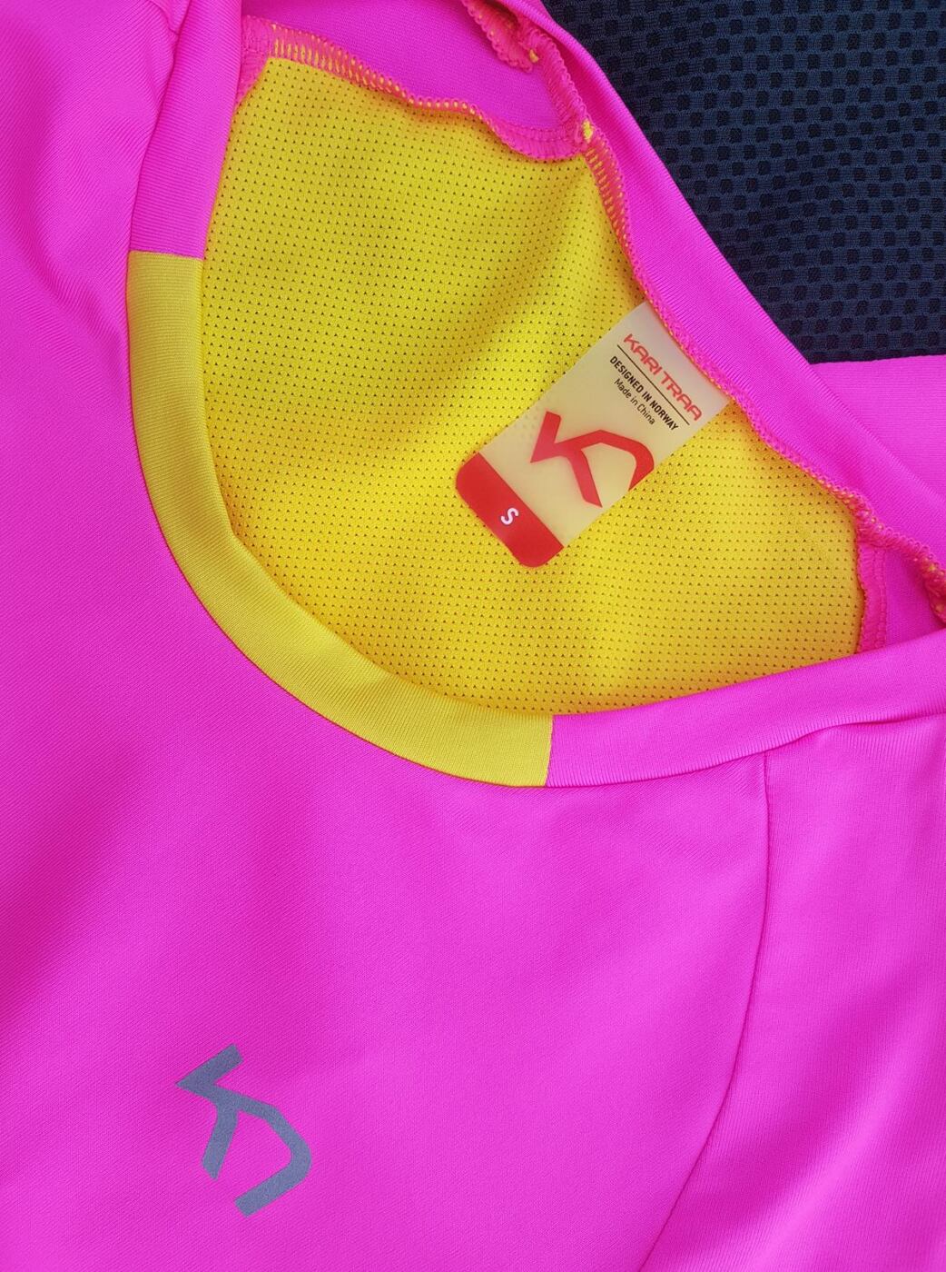 20190821_131257.jpg Kari Traa Rozmiar S Kolor Różowy Crew Neck T-Shirt Krótki rękaw
