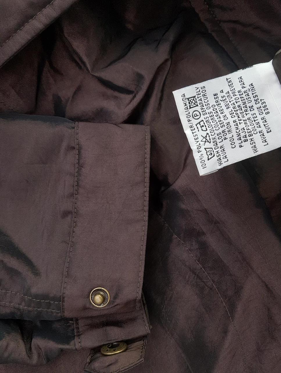 20190822_110434.jpg Denim Rozmiar 36 Kolor Brązowy Płaszcz Długi rękaw