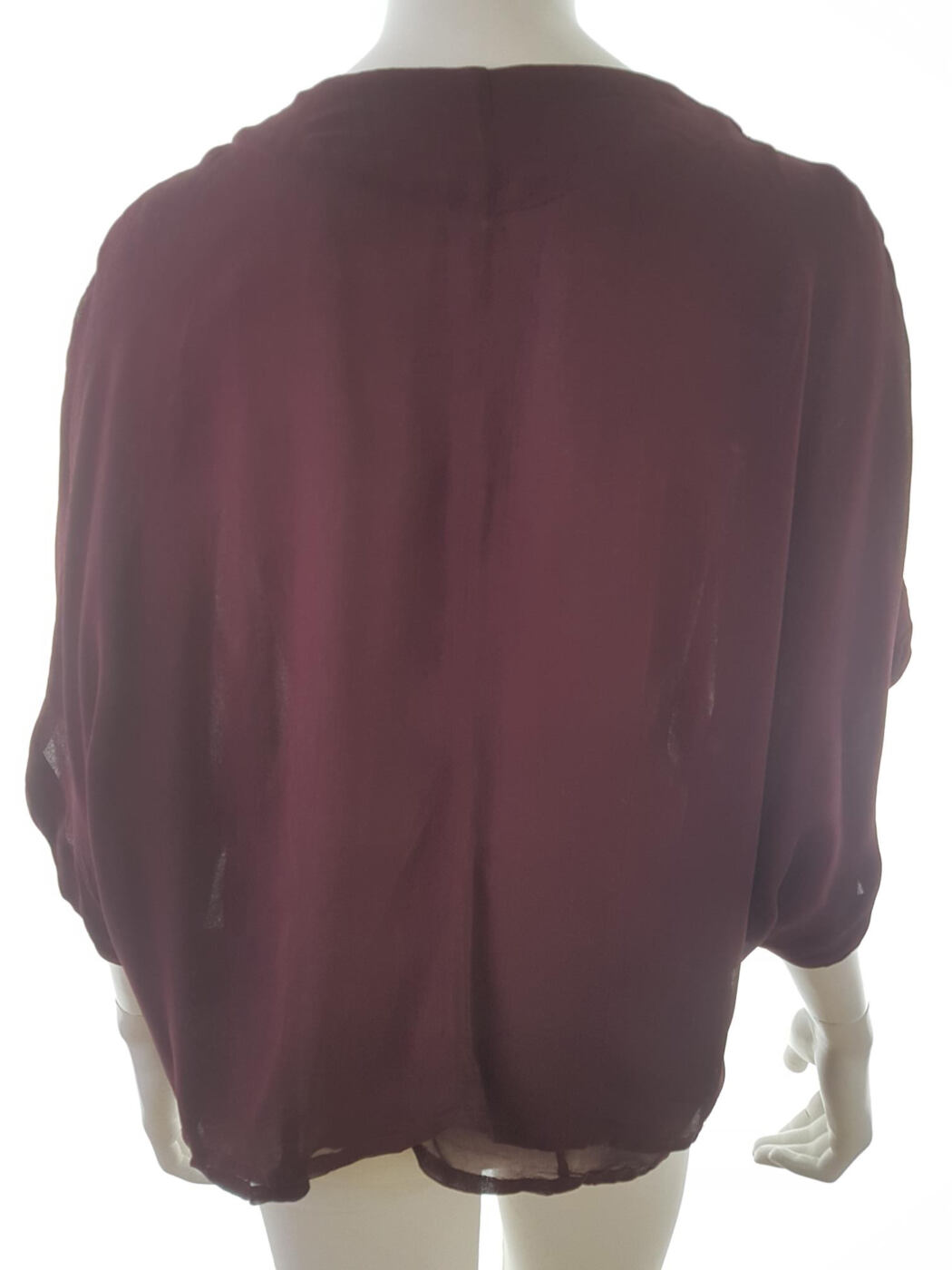 20190822_120735.jpg Noa noa Rozmiar 38 Kolor Fioletowy Keyhole Crew Neck Bluzka Krótki rękaw Materiał Wiskoza