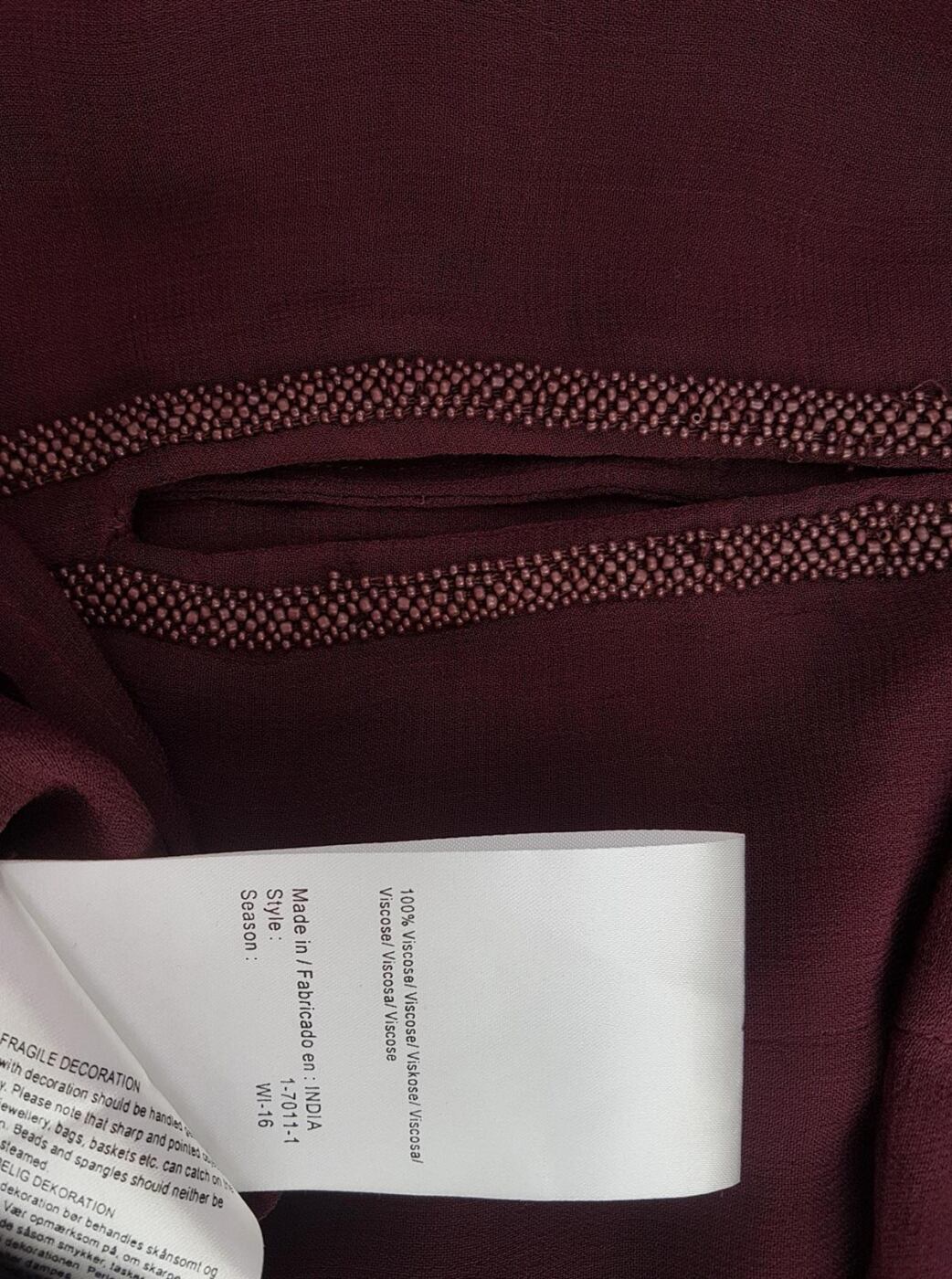 20190822_120804.jpg Noa noa Rozmiar 38 Kolor Fioletowy Keyhole Crew Neck Bluzka Krótki rękaw Materiał Wiskoza
