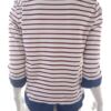 Vila Rozmiar S Kolor Kremowy Pasy Crew Neck Bluzka Rękaw 3/4