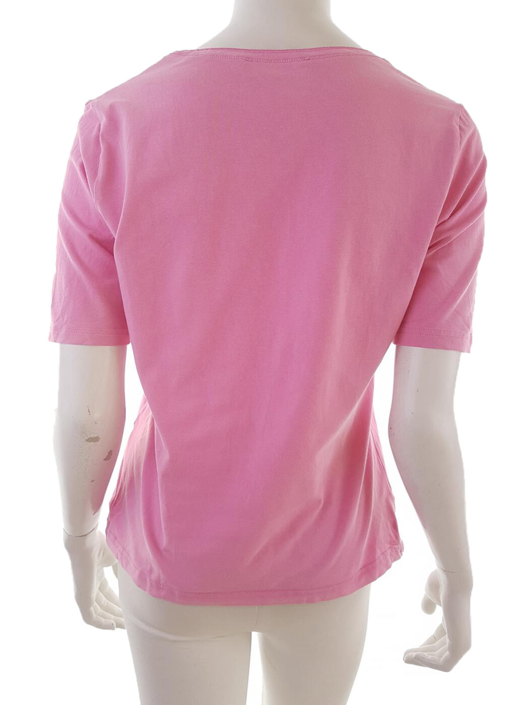20190828_131903.jpg BETTY BARCLAY Rozmiar 42 Kolor Różowy Okrągły dekolt T-Shirt Krótki rękaw Materiał Bawełna