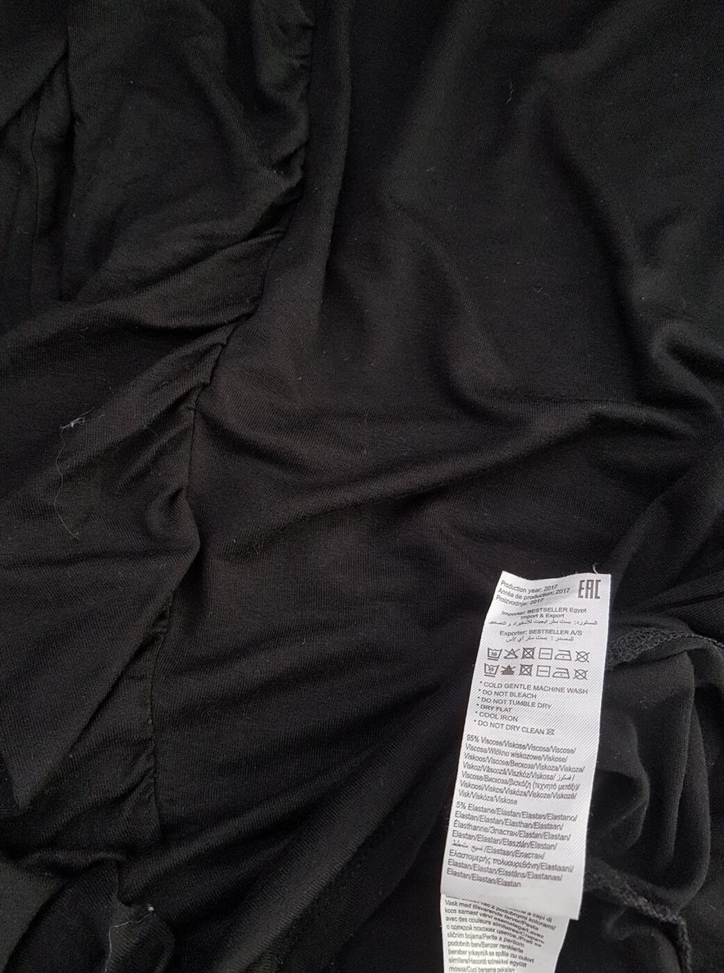 20190828_165003.jpg Only Rozmiar M Crew Neck Bluzka Długi rękaw Materiał Wiskoza