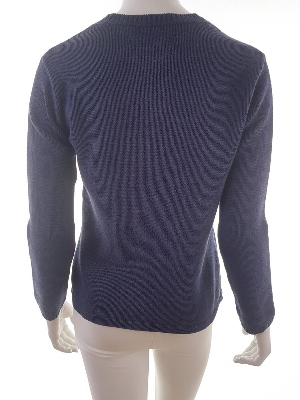 20190829_153110.jpg Tommy hilfiger Rozmiar S Kolor Granatowy Crew Neck Sweter Długi rękaw Materiał Bawełna 100% Cienka dzianina