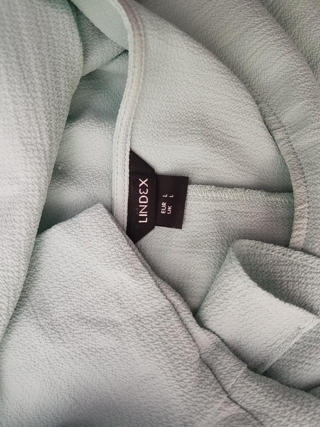 Lindex Rozmiar L Kolor Miętowy Okrągły dekolt Tunika Bluzka Krótki rękaw Lindex Rozmiar L Kolor Miętowy Okrągły dekolt Tunika Bluzka Krótki rękaw