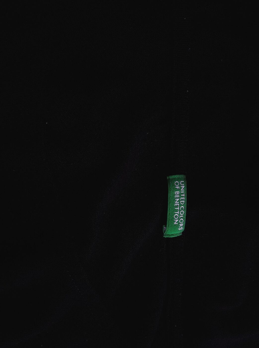 20200130_151226.jpg United colors benetton Rozmiar 40 Kolor Czarny Okrągły dekolt Bluzka Długi rękaw