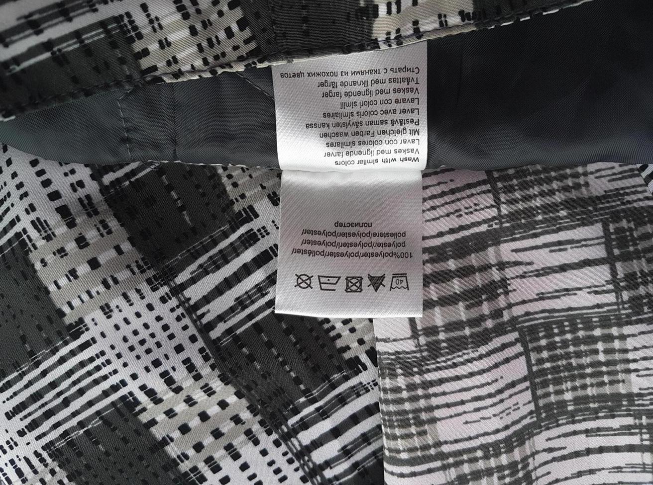 B.YOUNG Rozmiar M Kolor Szary Krata Spódnica Rozkloszowana Do Kolan