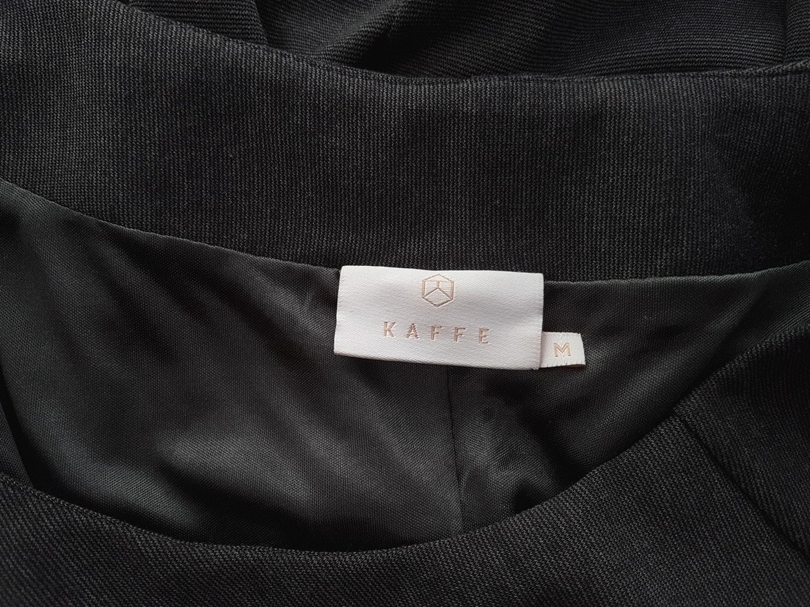 Kaffe Rozmiar M Kolor Szary Okrągły dekolt Sukienka Ołówkowa Bezrękawnik Midi