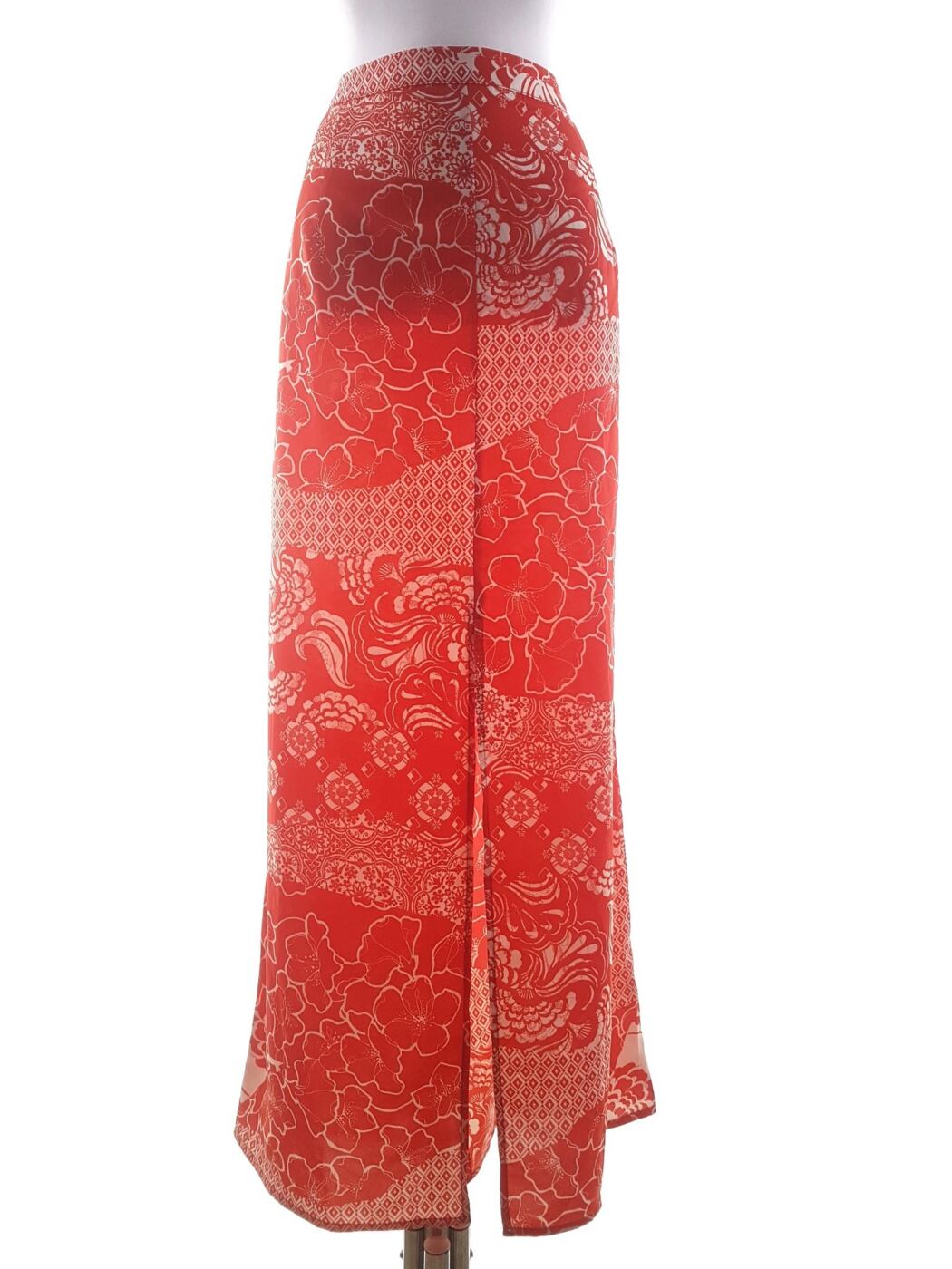 River island Rozmiar 18 (46) Kolor Czerwony Spódnica Maxi Długa