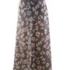 Vintage Rozmiar 42-44 Kolor Khaki Spódnica Maxi Długa
