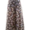 Vintage Rozmiar 42-44 Kolor Khaki Spódnica Maxi Długa