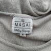 The Masai Rozmiar S Kolor Szary Okrągły dekolt Bluzka Krótki rękaw Materiał Wiskoza