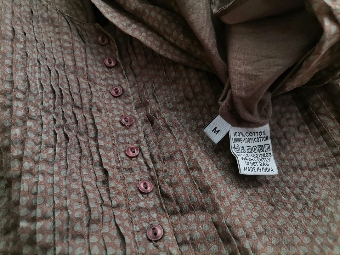 Hunkydory Rozmiar M Kolor Brązowy Okrągły dekolt Sukienka Sweterkowa Długi rękaw Do Kolan Materiał Bawełna 100% Hunkydory Rozmiar M Kolor Brązowy Okrągły dekolt Sukienka Sweterkowa Długi rękaw Do Kolan Materiał Bawełna 100%