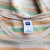 Gap Rozmiar L Kolor Kolorowa Pasy Crew Neck Bluzka Długi rękaw Materiał Bawełna 100%
