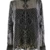 River island Rozmiar 12 (38) Kolor Czarny Pół golf Bluzka Długi rękaw