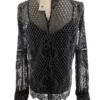 River island Rozmiar 12 (38) Kolor Czarny Pół golf Bluzka Długi rękaw