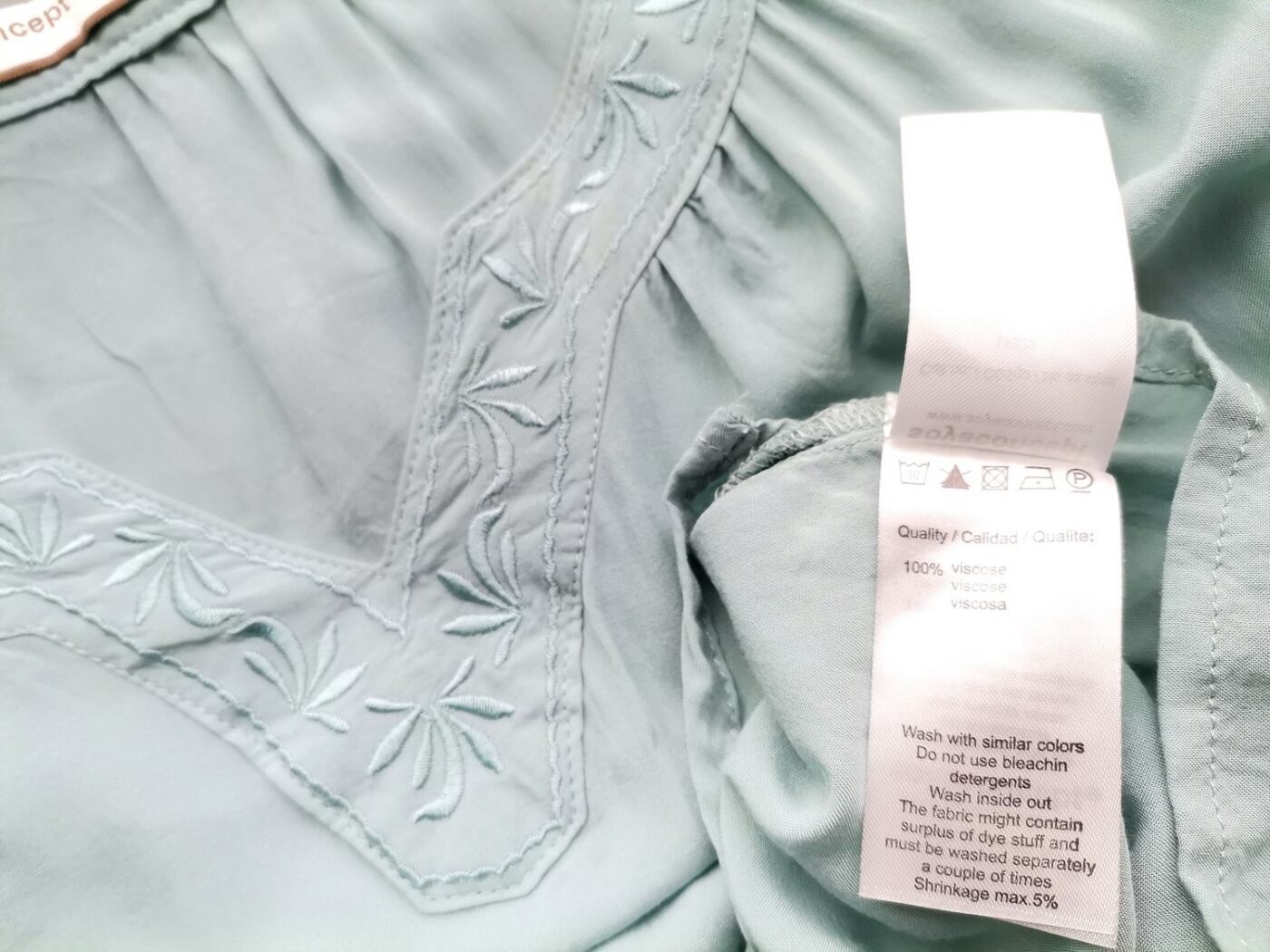 Soyaconcept Rozmiar L Kolor Niebieski Split Crew Neck Tunika Bluzka Rękaw 3/4 Materiał Wiskoza 100% Soyaconcept Rozmiar L Kolor Niebieski Split Crew Neck Tunika Bluzka Rękaw 3/4 Materiał Wiskoza 100%