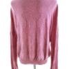 Brooks Brothers Rozmiar XL Kolor Różowy Crew Neck Kardigan Zapinany Długi rękaw Materiał Wełna Merino Cienka dzianina