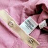 Brooks Brothers Rozmiar XL Kolor Różowy Crew Neck Kardigan Zapinany Długi rękaw Materiał Wełna Merino Cienka dzianina
