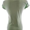 Ganni Rozmiar XS/S Kolor Zielony Crew Neck T-Shirt Krótki rękaw Materiał Bawełna 100%