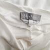 Maxmara Rozmiar XL Kolor Biały Drapowany dekolt Bluzka Krótki rękaw