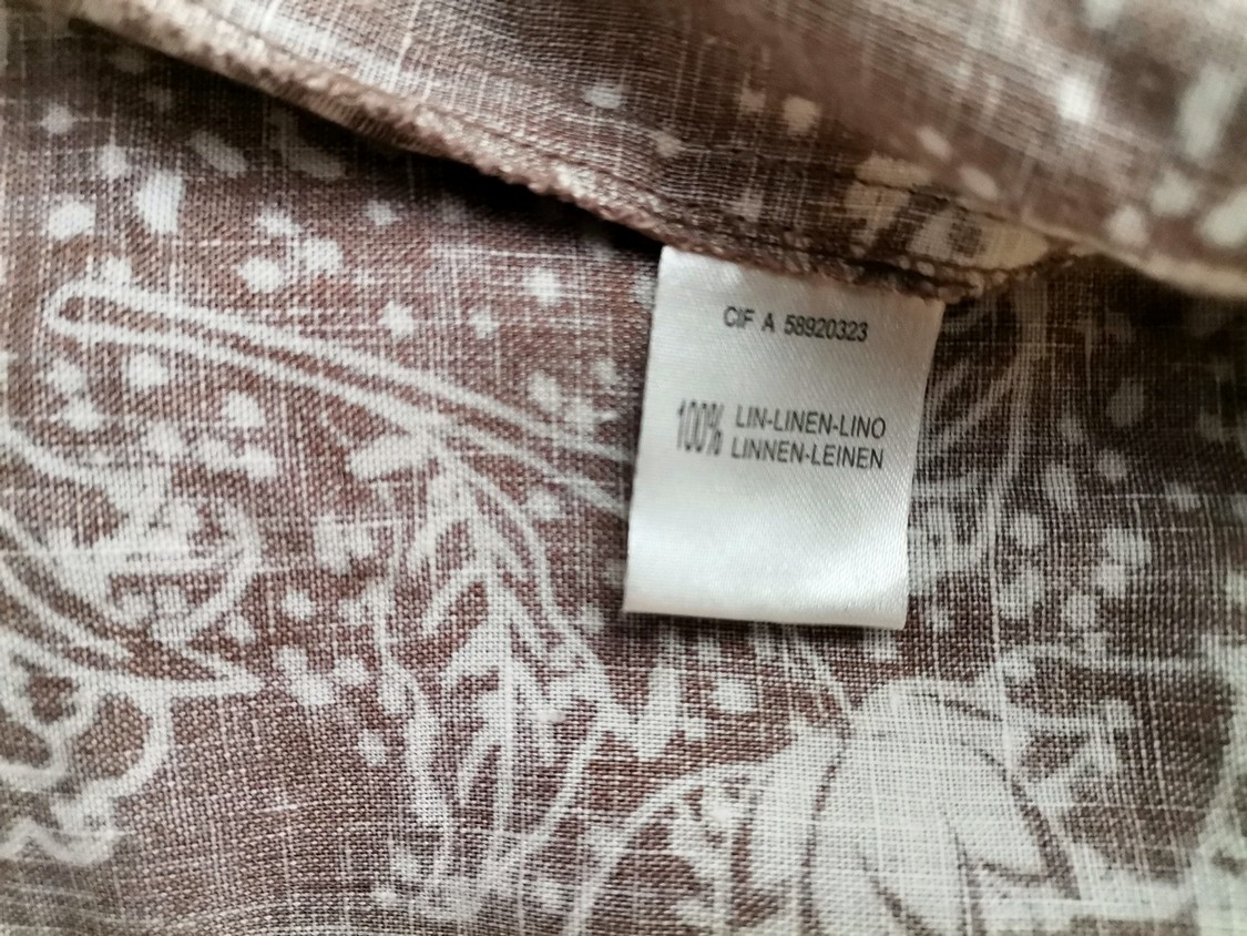 La Redoute Rozmiar 36 Kolor Brązowy W serek Tunika Zapinana Bluzka Krótki rękaw Materiał Len 100% La Redoute Rozmiar 36 Kolor Brązowy W serek Tunika Zapinana Bluzka Krótki rękaw Materiał Len 100%