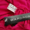 Wardrobe Rozmiar 24 (52) Kolor Fuksja Głęboki Serek Tunika Bluzka Krótki rękaw Materiał Wiskoza