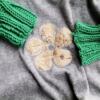 Polkadots Rozmiar M (38 / 40) Kolor Szary Okrągły dekolt Sukienka Sweterkowa Długi rękaw Krótka
