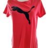 Puma Rozmiar L Kolor Różowy Crew Neck T-Shirt Krótki rękaw Materiał Bawełna 100%