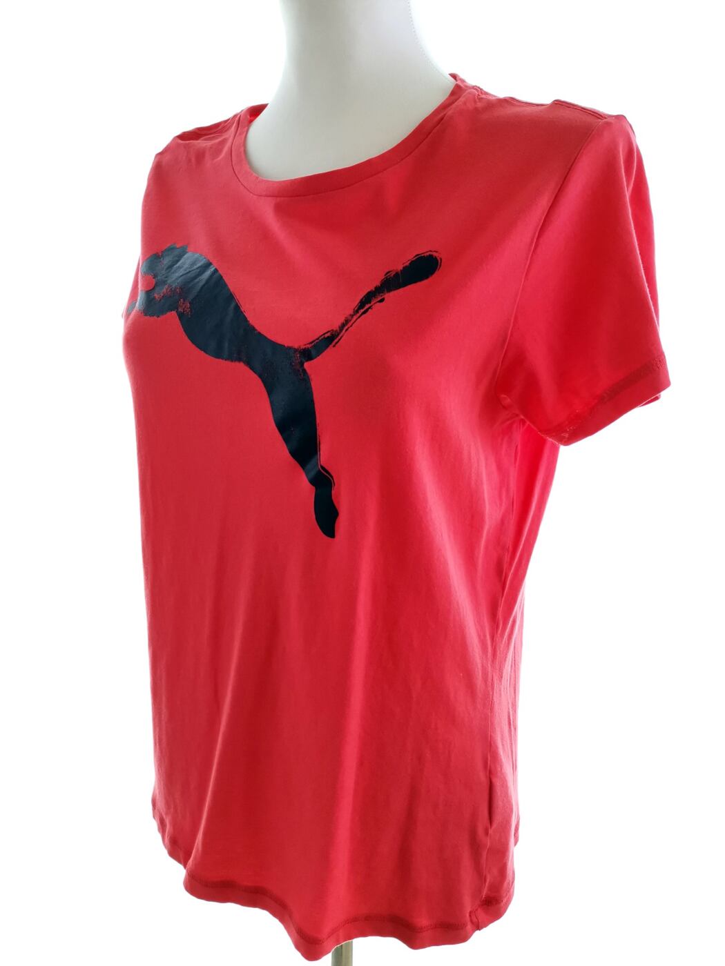 IMG_20200917_133706.jpg Puma Rozmiar L Kolor Różowy Crew Neck T-Shirt Krótki rękaw Materiał Bawełna 100%