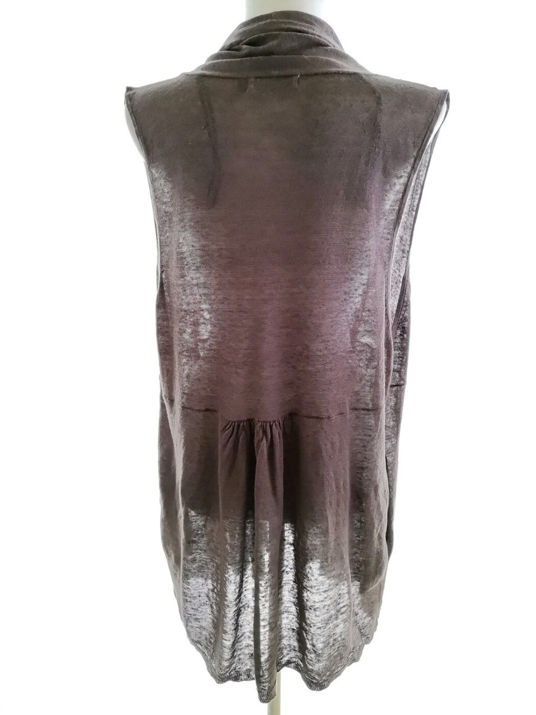 Mint Velvet Rozmiar 16 (44) Kolor Brązowy Głęboki Serek Tunika Wiązana z Przodu Bluzka Bezrękawnik Materiał Len 100% Mint Velvet Rozmiar 16 (44) Kolor Brązowy Głęboki Serek Tunika Wiązana z Przodu Bluzka Bezrękawnik Materiał Len 100%