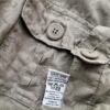 Life Love Fashion Rozmiar 12 (40) Kolor Khaki Kołnierz Żakiet z zapięciem Rękaw 3/4 Materiał Len 100%