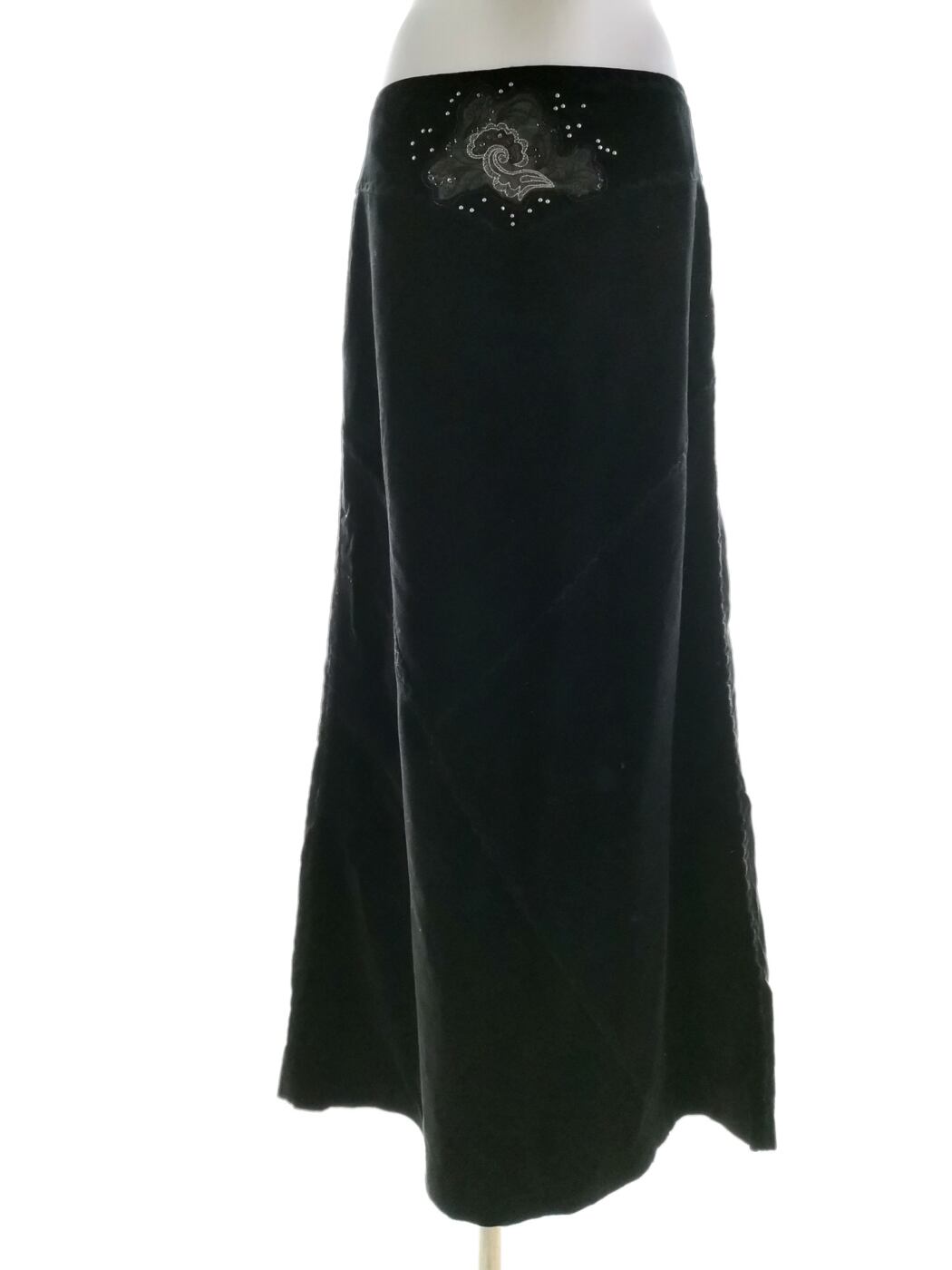 Vero moda Rozmiar 38 Kolor Czarny Spódnica Maxi Długa Materiał Bawełna 100%