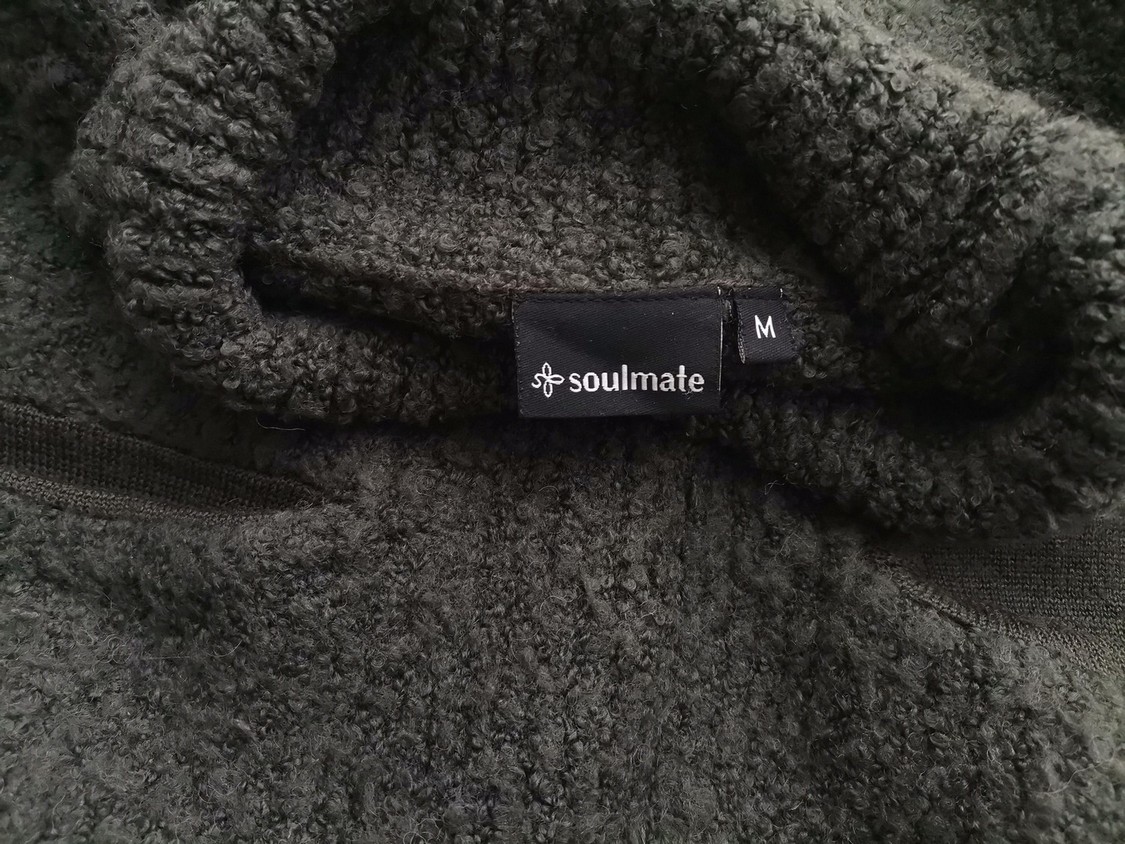 Soulmate Rozmiar M Kolor Zielony Golf Sukienka Sweterkowa Długi rękaw Midi Materiał Akryl Soulmate Rozmiar M Kolor Zielony Golf Sukienka Sweterkowa Długi rękaw Midi Materiał Akryl