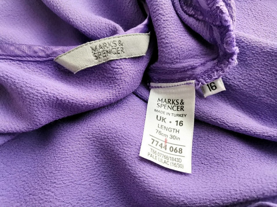 Marks&spencer Rozmiar 16 (44) Kolor Lawendowy W serek Sukienka Maxi Krótki rękaw Długa Materiał Wiskoza 100% Marks&spencer Rozmiar 16 (44) Kolor Lawendowy W serek Sukienka Maxi Krótki rękaw Długa Materiał Wiskoza 100%