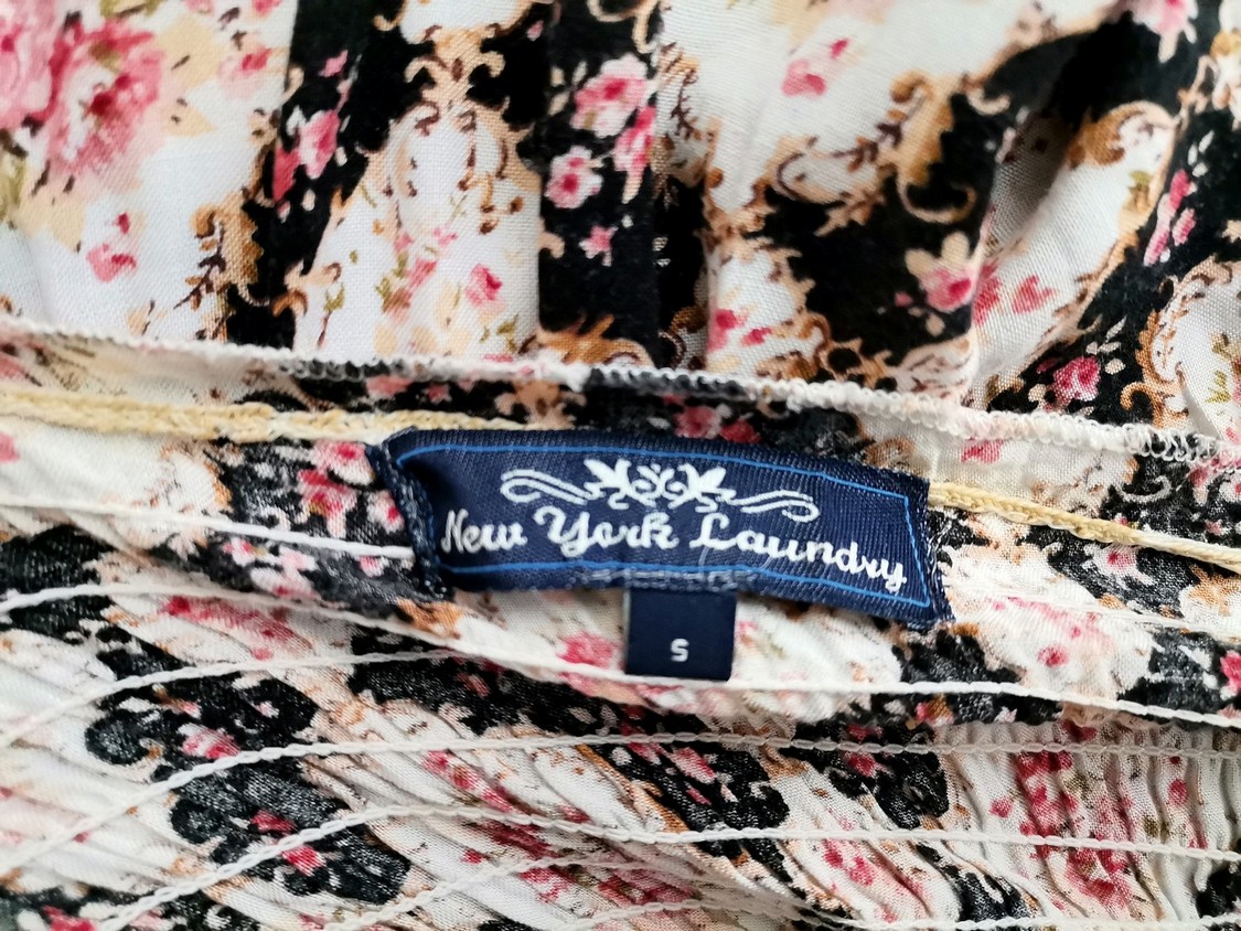 New york laundry Rozmiar S Kolor Kolorowa Kwadratowy dekolt Sukienka Letnia Bezrękawnik Midi New york laundry Rozmiar S Kolor Kolorowa Kwadratowy dekolt Sukienka Letnia Bezrękawnik Midi