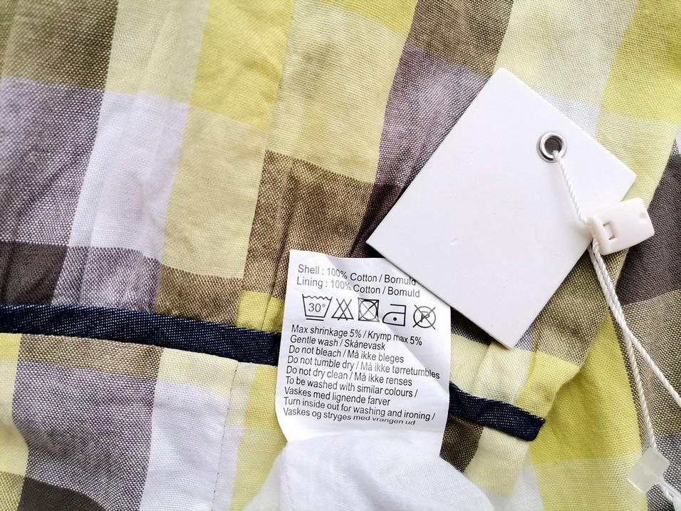 Vila Rozmiar L Kolor Żółty Krata Halter Sukienka A-Line Bezrękawnik Midi Materiał Bawełna 100% Vila Rozmiar L Kolor Żółty Krata Halter Sukienka A-Line Bezrękawnik Midi Materiał Bawełna 100%