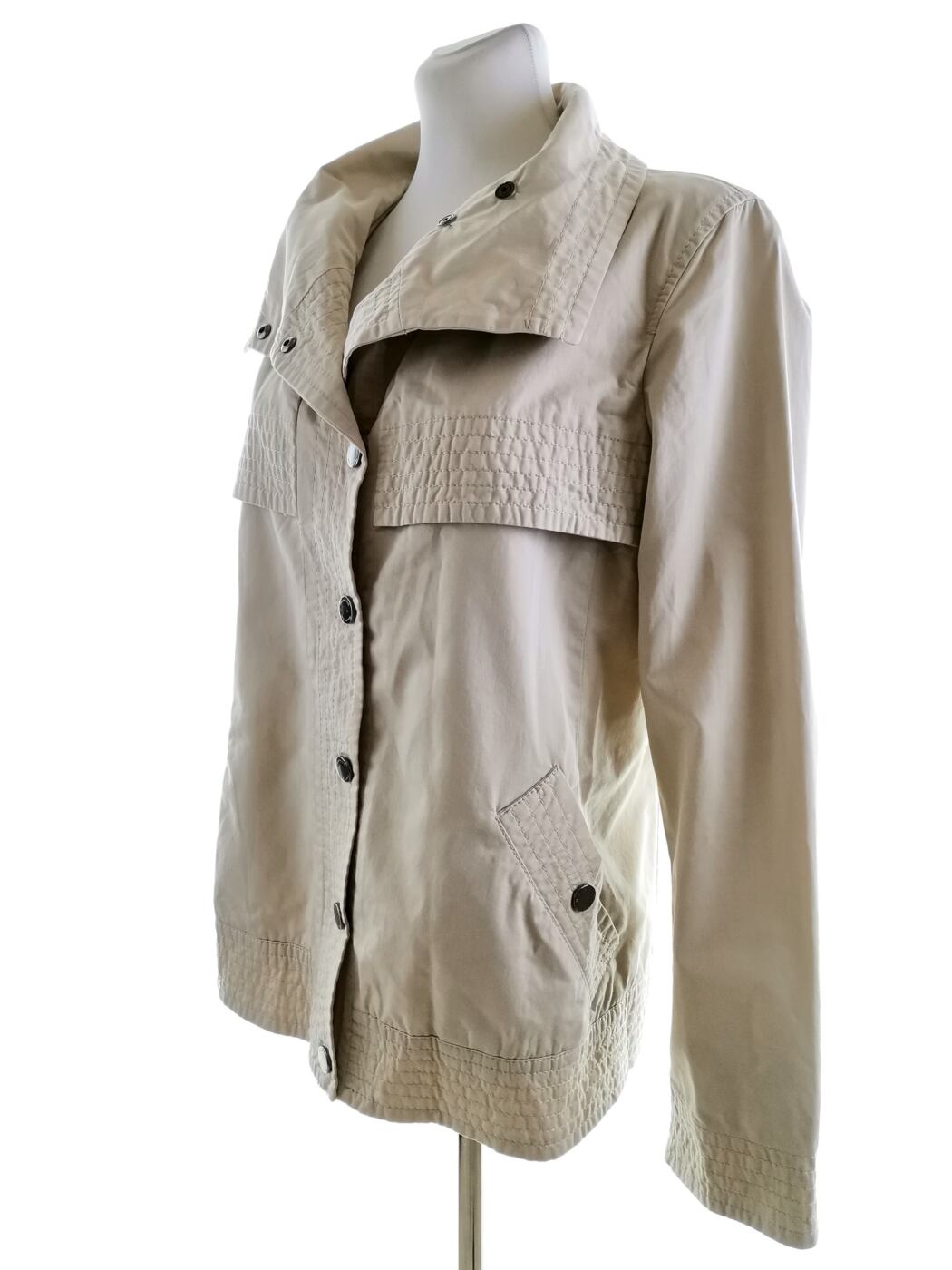 IMG_20200922_144019.jpg Massimo dutti Rozmiar L Kolor Beżowy Kurtka Długi rękaw Materiał Bawełna 100%