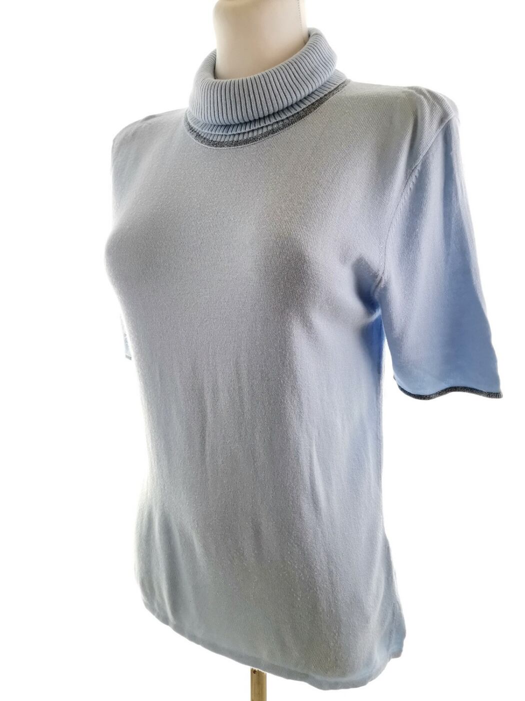 BETTY BARCLAY Rozmiar 40 Golf Sweter Krótki rękaw Materiał Wiskoza Cienka dzianina