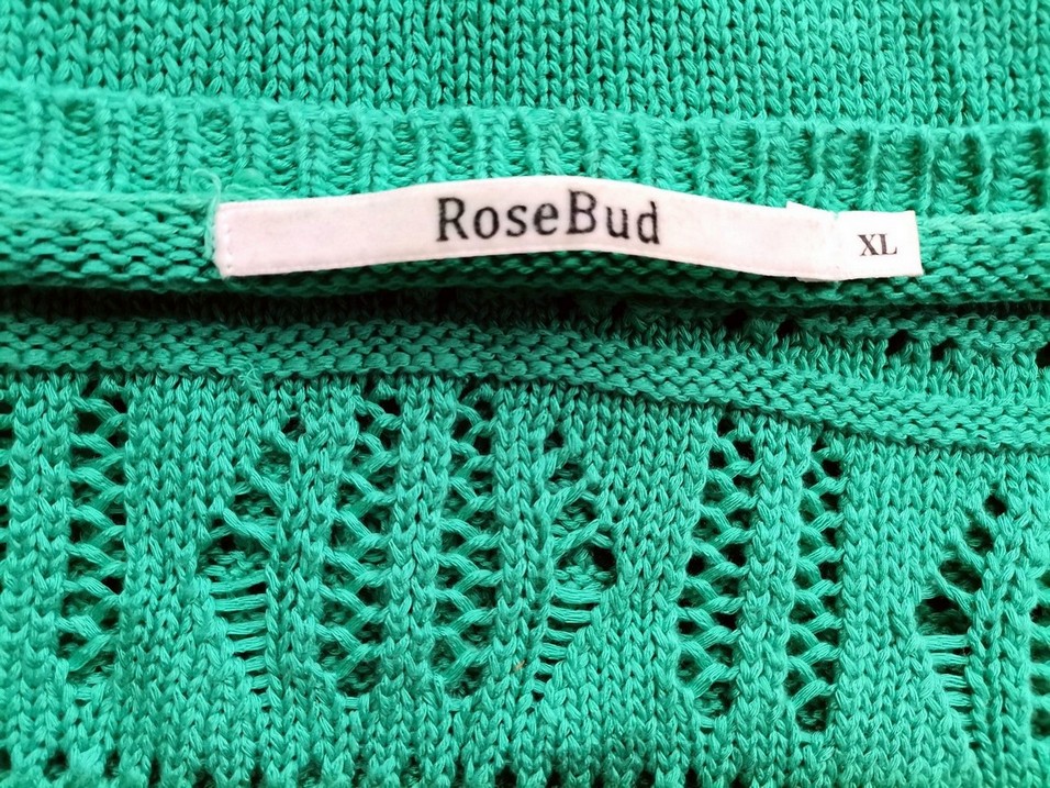 IMG_20200923_164815.jpg Rosebud Rozmiar XL Kolor Zielony Dekolt U Sweter Długi rękaw Materiał Akryl 100% Otwarta dzianina