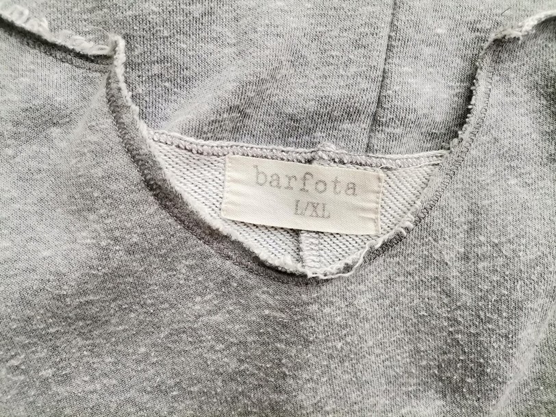 Barfota Rozmiar L/XL Kolor Szary Okrągły dekolt Tunika Bluzka Długi rękaw Materiał Bawełna Barfota Rozmiar L/XL Kolor Szary Okrągły dekolt Tunika Bluzka Długi rękaw Materiał Bawełna