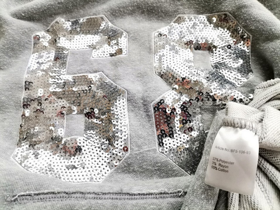 Barfota Rozmiar L/XL Kolor Szary Okrągły dekolt Tunika Bluzka Długi rękaw Materiał Bawełna Barfota Rozmiar L/XL Kolor Szary Okrągły dekolt Tunika Bluzka Długi rękaw Materiał Bawełna