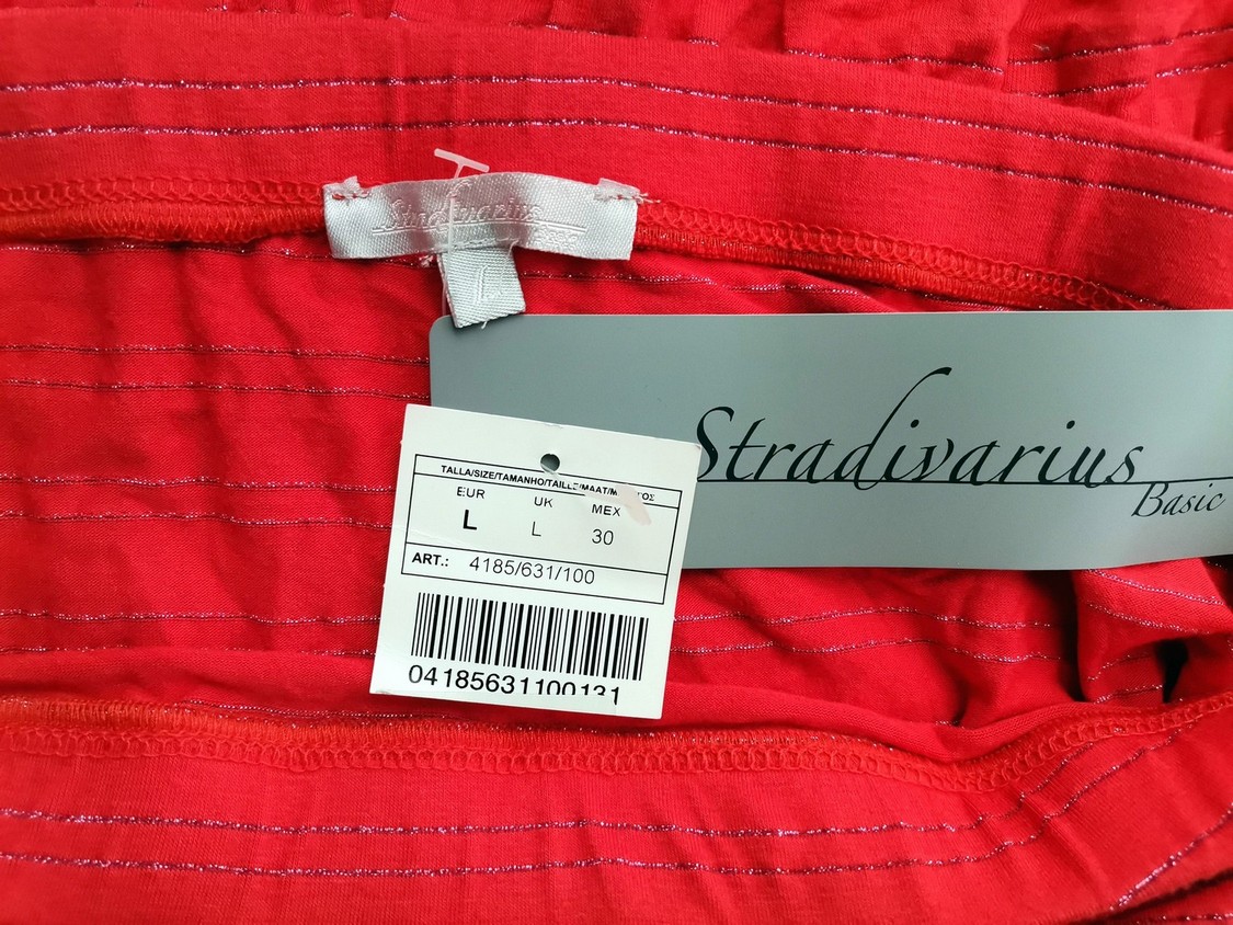 IMG_20200925_151256.jpg Stradivarius Rozmiar L Kolor Pomarańczowy Odkryte Ramiona Bluzka Bezrękawnik Materiał Wiskoza