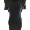 Club L Rozmiar M/L Kolor Czarny Okrągły dekolt Sukienka Bodycon Krótki rękaw Krótka Materiał Bawełna