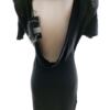 Club L Rozmiar M/L Kolor Czarny Okrągły dekolt Sukienka Bodycon Krótki rękaw Krótka Materiał Bawełna
