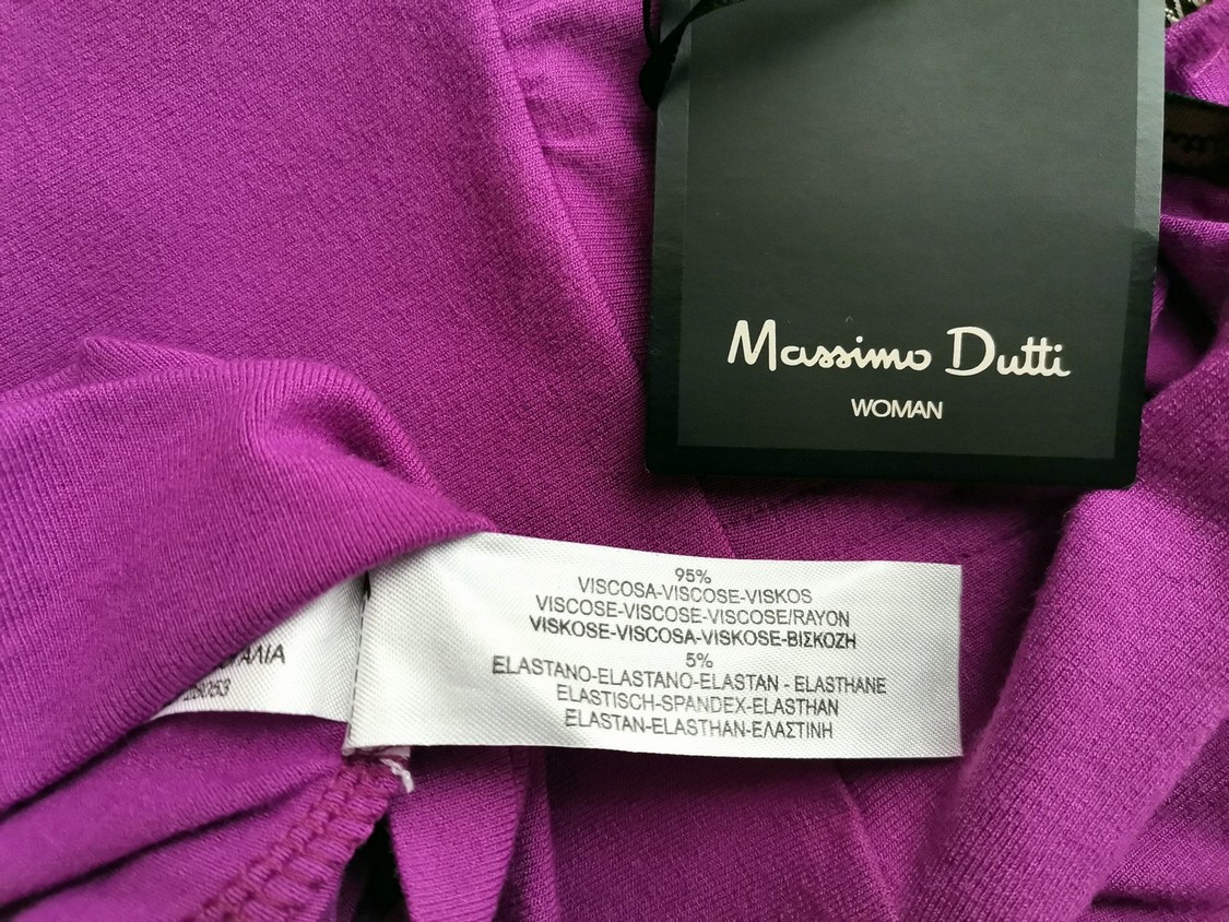 IMG_20200928_134352.jpg Massimo dutti Rozmiar M Kolor Fioletowy Halter Bluzka Bezrękawnik Materiał Wiskoza