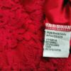 Rosebud Rozmiar XS Kolor Czerwony Okrągły dekolt Sukienka Sweterkowa Rękaw 3/4 Do Kolan Materiał Bawełna