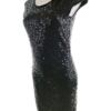 CUBUS Rozmiar 158/164cm  (XS/S) Kolor Czarny Okrągły dekolt Sukienka Bodycon Krótki rękaw Krótka